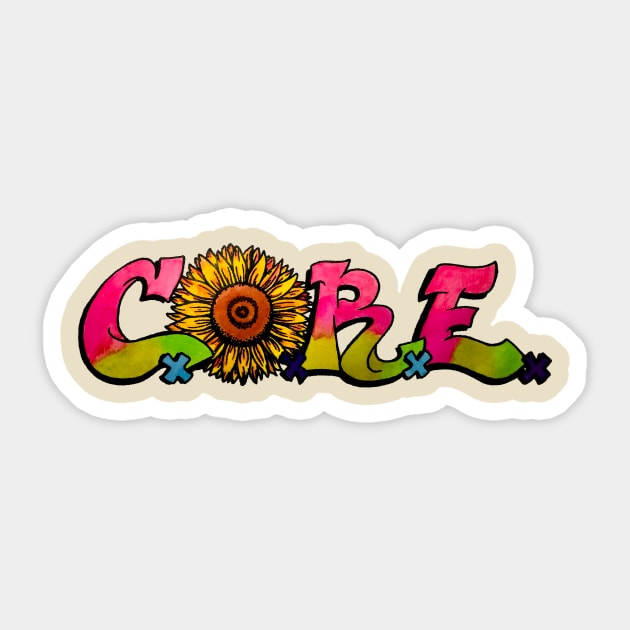 CORE LOGO Sticker by CORE Eugene